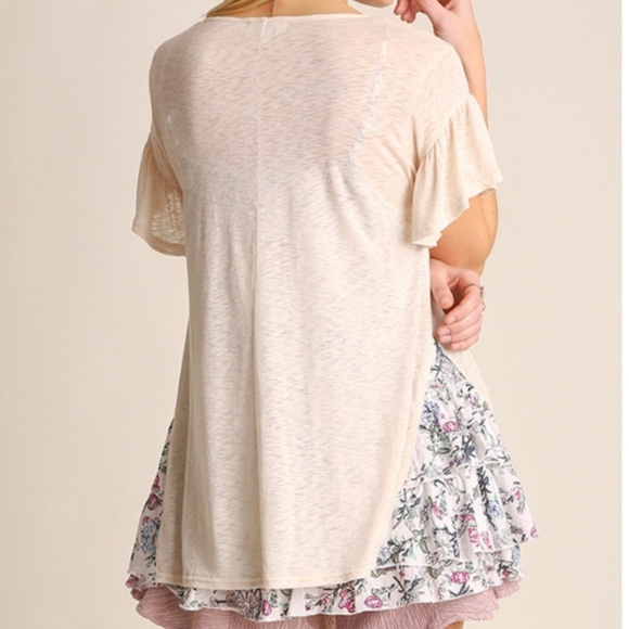 *NEW PRICE* Peek-a-Boo Ruffled 2-PcTop - Picture 4 of 4